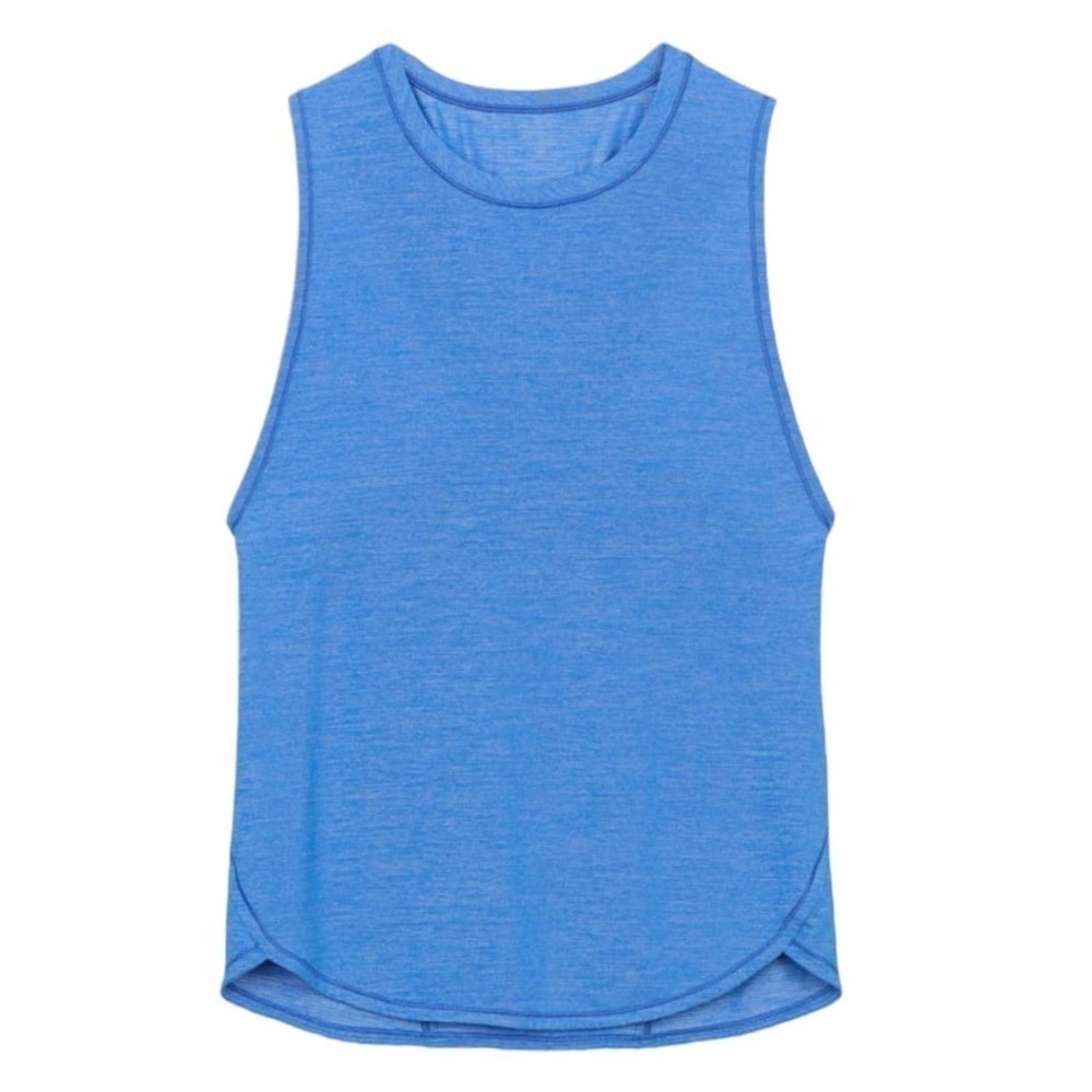 LULULEMON In A Cinch Tank Heathered Blue
Athletic Training Workout Running Top 6
